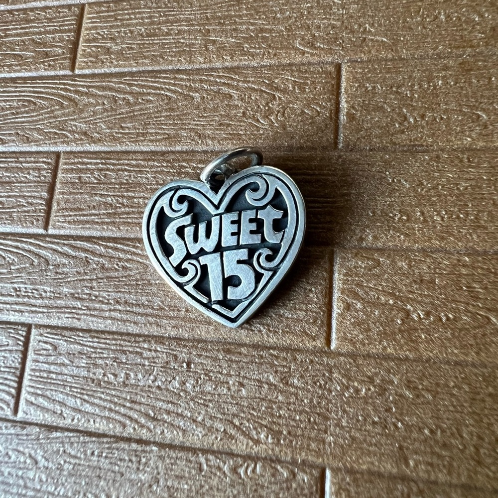 James Avery Retired Sweet 15 Charm! 925